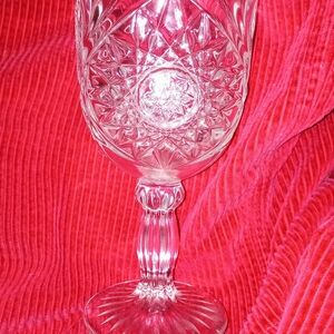 Beautiful HOBSTAR/STAR OF DAVID GLASSWARE; SET OF 10; EXCELLENT CONDITION, $175
